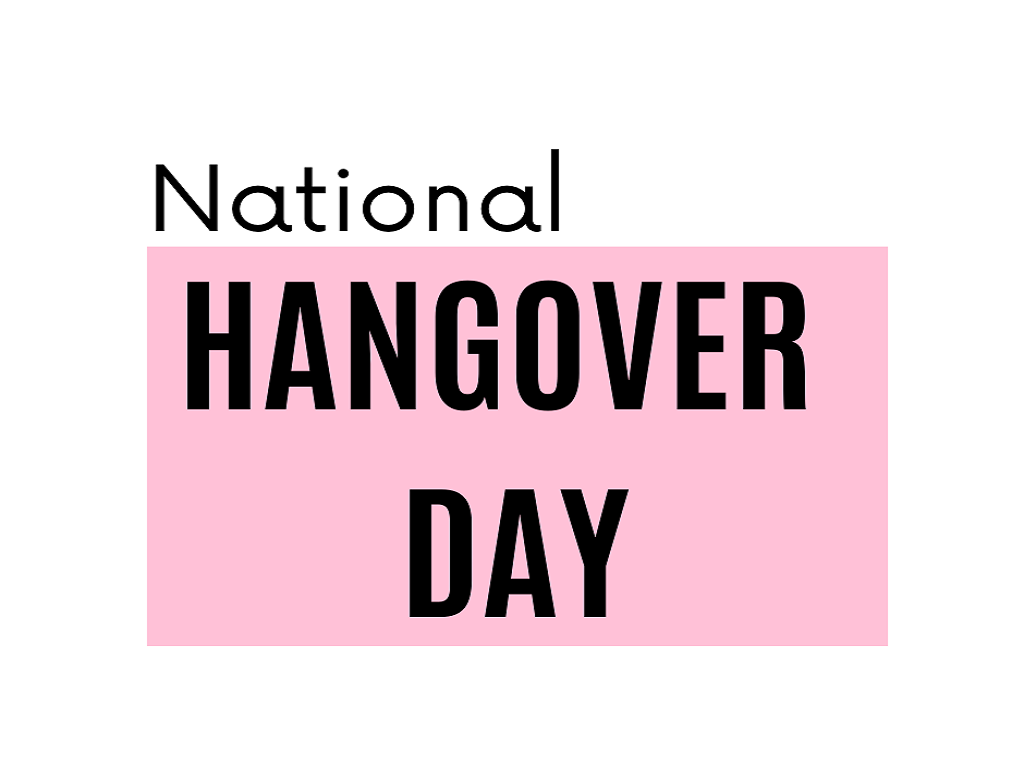 National Hangover Day — January 1st, 2022