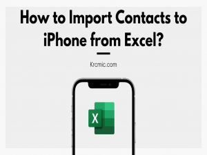 Import contacts to iphone from EXCEL