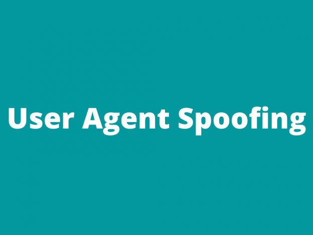 User agent spoofing