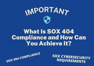 SOX cybersecurity requirements