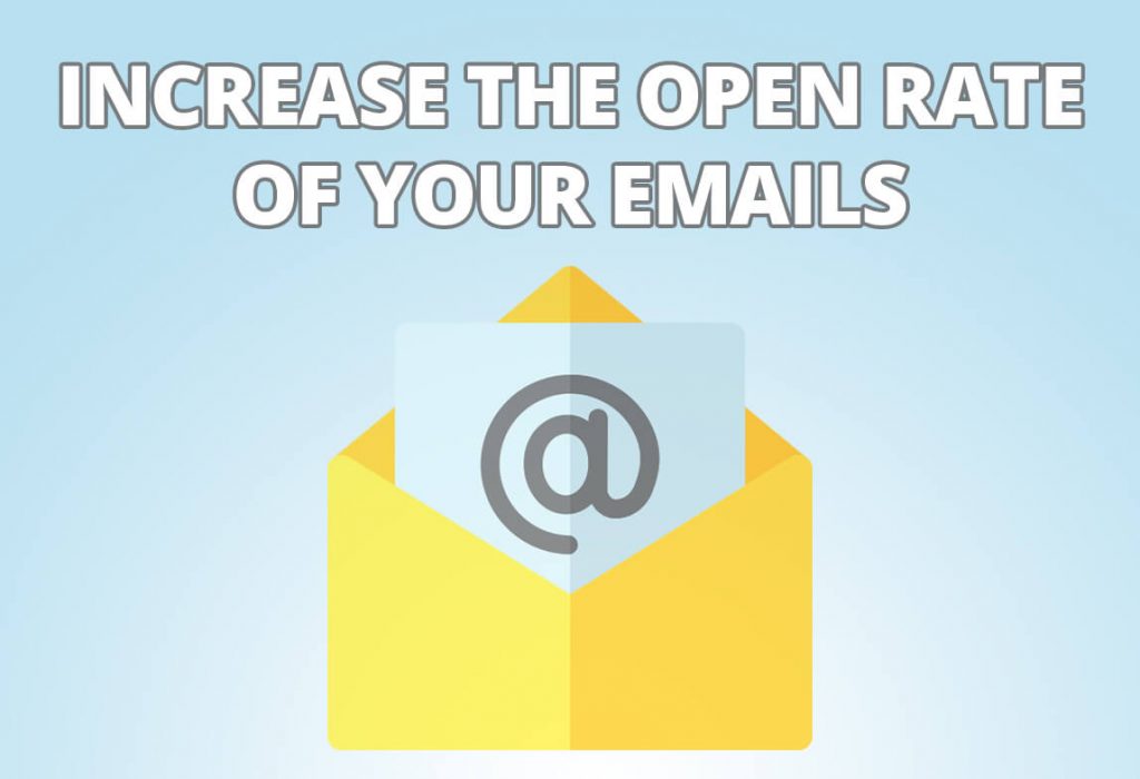 How to increase the open rate of your promotional emails?