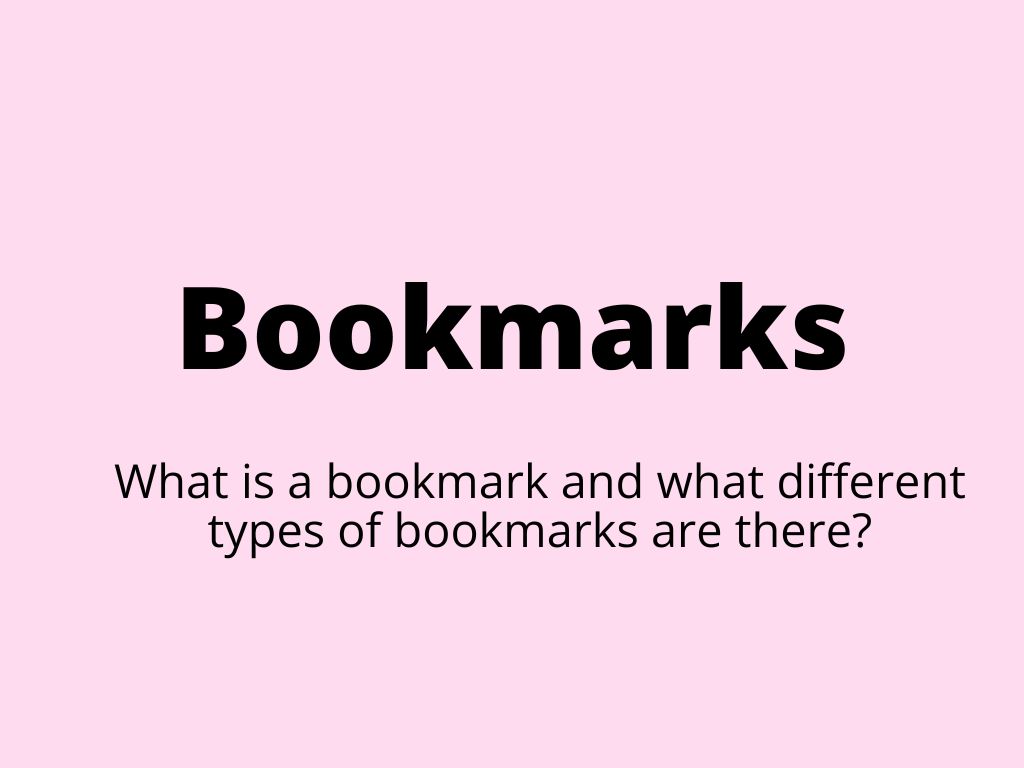 Bookmark – what is it?
