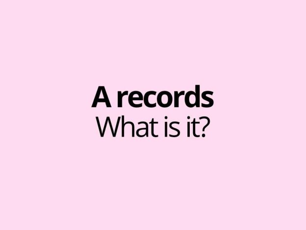 A records - An A record is a DNS record that translates a domain or hostname into a specific IPv4 address