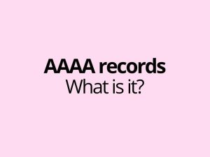 AAAA records - An AAAA record is a DNS record that maps a domain or hostname to a specific IPv6 address