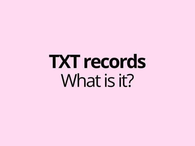 TXT records - A TXT record is a DNS record used to store text-based information for a domain or subdomain