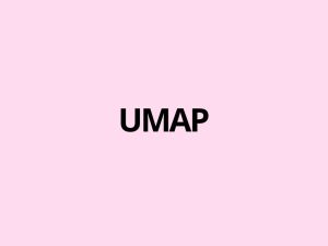 UMAP - what is it - Krcmic.com blog